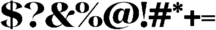 Gentara Extra Bold otf (700) Font OTHER CHARS