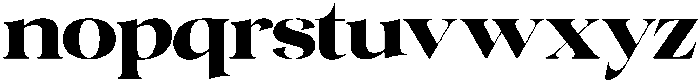 Gentara Extra Bold otf (700) Font LOWERCASE