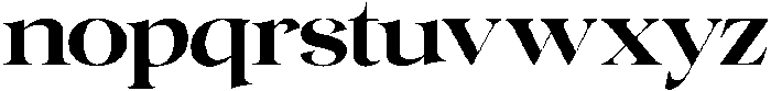 Gentara Semi Bold otf (600) Font LOWERCASE