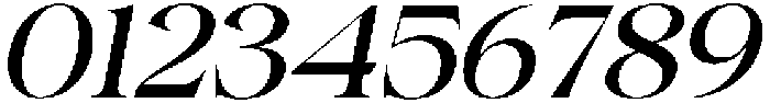 Gentara Slanted otf (400) Font OTHER CHARS