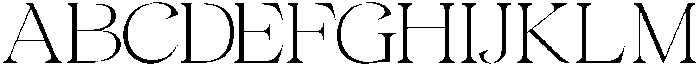 Gentara Thin otf (100) Font