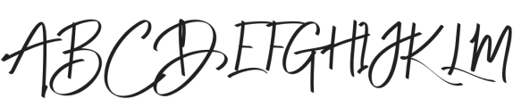 Gentle Dad Regular otf (400) Font UPPERCASE