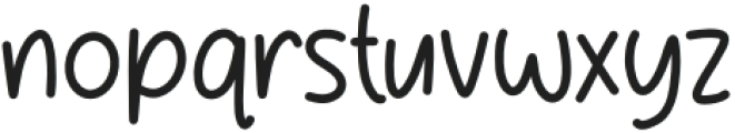 Gentle Notes Regular otf (400) Font LOWERCASE