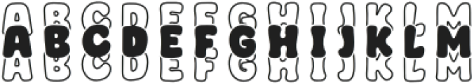 Gentle Regular otf (400) Font UPPERCASE