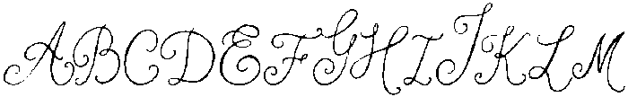 Gentle Script Editio Regular otf (400) Font UPPERCASE