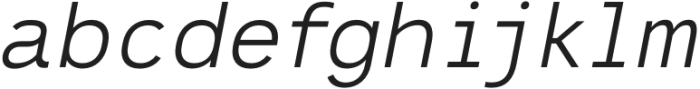 Genus Light Italic otf (300) FONT