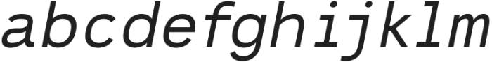 Genus Medium Italic otf (500) FONT