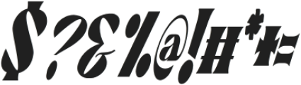 Geocache Elegant Italic otf (400) Font OTHER CHARS