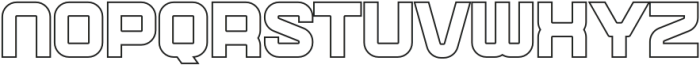 Geof Outline otf (400) Font UPPERCASE