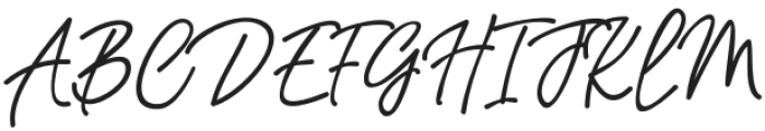 Geoffani Script Regular otf (400) Font UPPERCASE