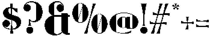 Geoffrey Regular otf (400) Font OTHER CHARS