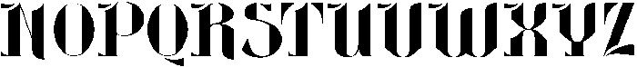Geoffrey Regular otf (400) Font UPPERCASE