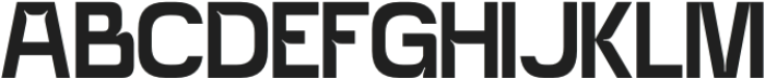 Geoforce Regular otf (400) Font UPPERCASE