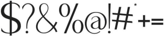 Geogira-Regular otf (400) Font OTHER CHARS