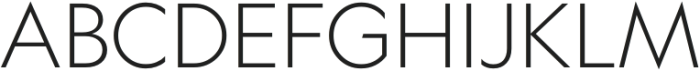 Geograph Light otf (300) Font UPPERCASE