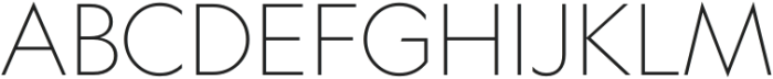 Geograph Thin otf (100) Font UPPERCASE