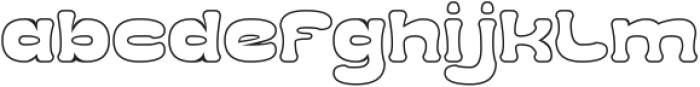 Geographic-Hollow otf (400) Font LOWERCASE