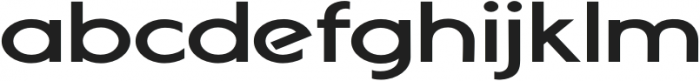 Geomatic Bold Extended otf (700) Font LOWERCASE