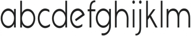 Geomatic Thin Condensed otf (100) Font LOWERCASE