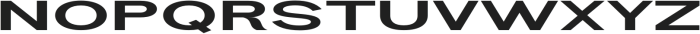 Geometra Sans Bold Expanded otf (700) Font UPPERCASE