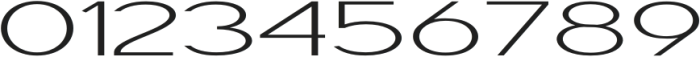 Geometra Sans Extra Light Expanded otf (200) Font OTHER CHARS