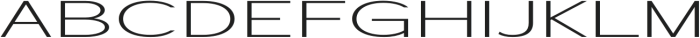 Geometra Sans Extra Light Expanded otf (200) Font UPPERCASE