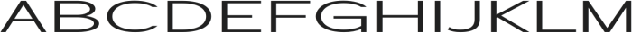 Geometra Sans Light Expanded otf (300) Font UPPERCASE