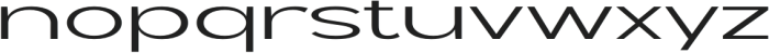 Geometra Sans Light Expanded otf (300) Font LOWERCASE