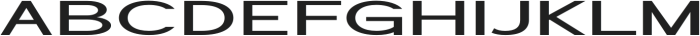 Geometra Sans Medium Expanded otf (500) Font UPPERCASE