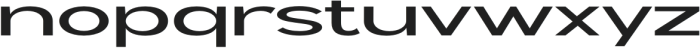 Geometra Sans Medium Expanded otf (500) Font LOWERCASE
