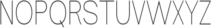 Geometra Sans Thin Condensed otf (100) Font UPPERCASE