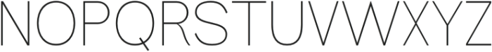 Geometra Sans Thin otf (100) Font UPPERCASE