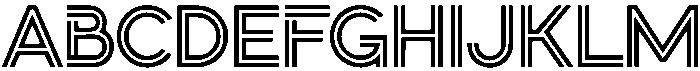 Geometric Regular otf (400) Font UPPERCASE