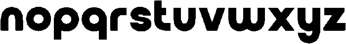 Geonowa Extra Bold otf (700) Font LOWERCASE
