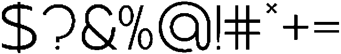 Geonowa Extra Light otf (200) Font OTHER CHARS