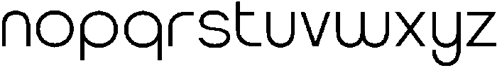 Geonowa Extra Light otf (200) Font LOWERCASE