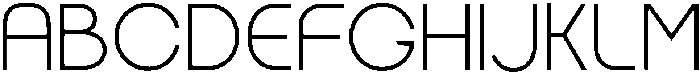 Geonowa Thin otf (100) Font UPPERCASE