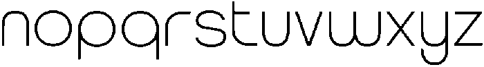 Geonowa Thin otf (100) Font LOWERCASE
