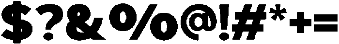 Geophy Black otf (900) Font OTHER CHARS