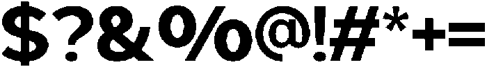Geophy Bold otf (700) Font OTHER CHARS