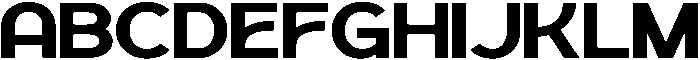 Geophy Bold otf (700) Font UPPERCASE