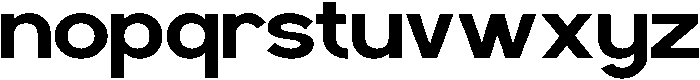 Geophy Bold otf (700) Font LOWERCASE