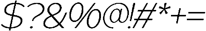 Geophy Extra Light Italic otf (200) Font OTHER CHARS
