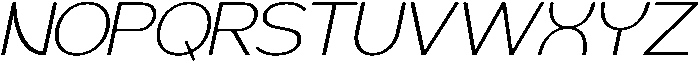 Geophy Extra Light Italic otf (200) Font UPPERCASE