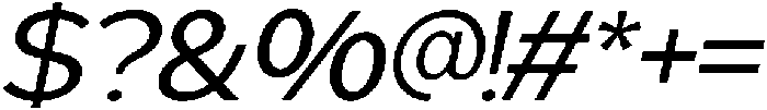 Geophy Italic otf (400) Font OTHER CHARS