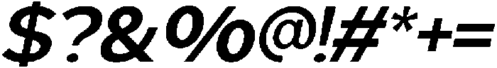 Geophy Semi Bold Italic otf (600) Font OTHER CHARS