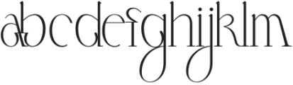 Georga Regular otf (400) Font LOWERCASE