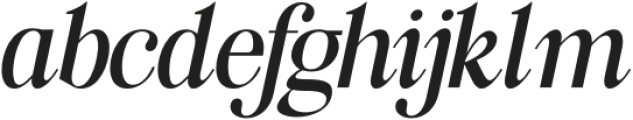 George Coast Italic ttf (400) Font LOWERCASE