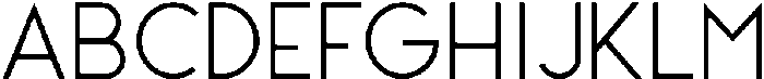 George Light ttf (300) Font UPPERCASE
