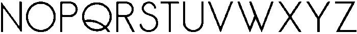 George Light ttf (300) Font UPPERCASE